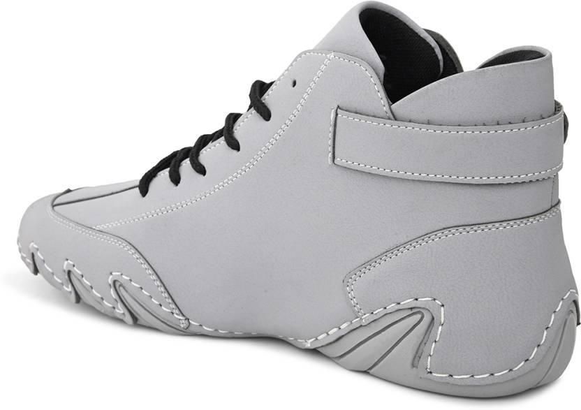 NIUVELLA BOLLERO Casual Sneakers For Men's (Grey)