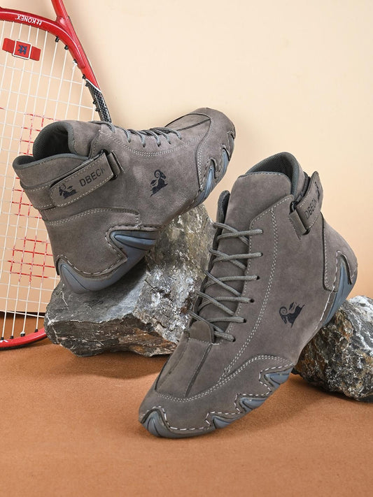 NIUVELLA BOLLERO Casual Sneakers For Men's (Grey)