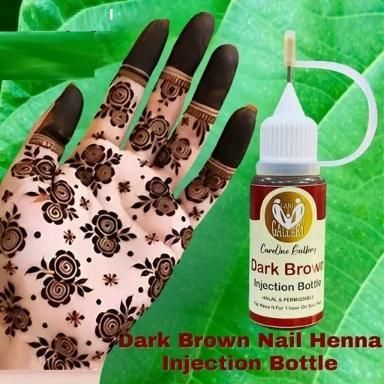 NIUVELLA Instant Nail Injection Henna Mehendi Bottle 10ml